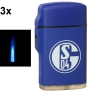 Artikelbild 1 des Artikels “3 Stück Jetflamme-Feuerzeug - Sturmfeuerzeug FC Schalke 04 “