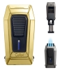 Artikelbild 1 des Artikels “* COLIBRI Cigarrenfeuerzeug Quantum gold-schwarz 3er-Jet-Flamme Zigarrencutter Kerbschnitt “