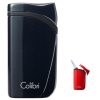 Artikelbild 1 des Artikels “COLIBRI Zigarrenfeuerzeug Falcon schwarz metallic Jet Schrägflamme “