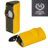 Artikelbild 1 des Artikels “Myon Paris Zigarrenfeuerzeug Tischfeuerzeug 4-Jetflamm Sensor Bohrer Racing Edition gelb “