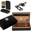 Artikelbild 1 des Artikels “LA Humidor - Geschenkset Black Edition Polymerbefeuchter, Cutter, Feuerzeug “