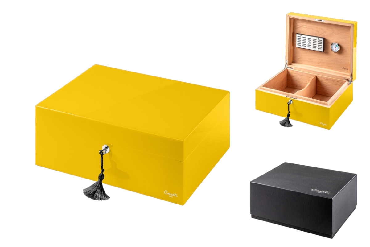 Artikelbild 1 des Artikels “Caseti Paris Humidor 75 Zigarren gelb “