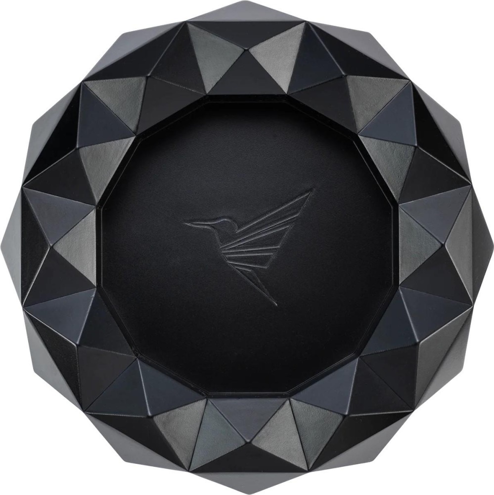 Artikelbild 1 des Artikels “COLIBRI * Zigarrenascher Metall rund Quasar schwarz “