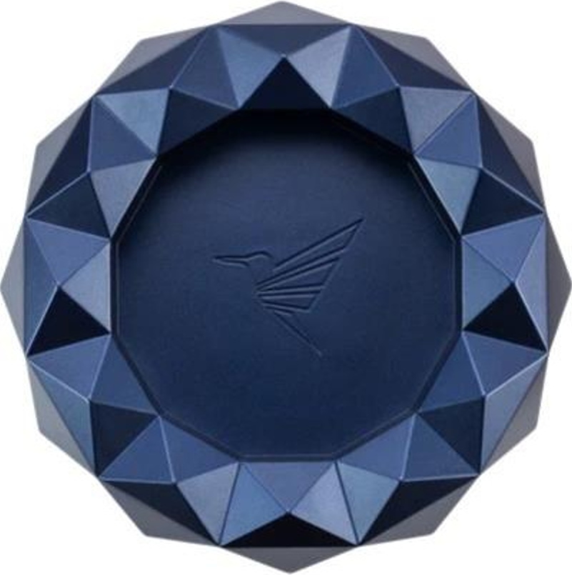 Artikelbild 1 des Artikels “COLIBRI * Zigarrenascher Metall rund Quasar blau “