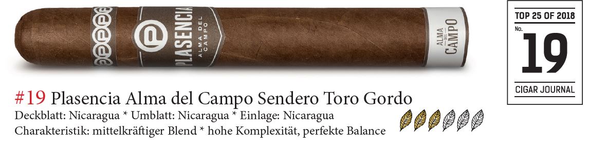 Artikelbild 1 des Artikels “Zigarre Plasencia Alma del Campo Sendero (Toro Gordo) “