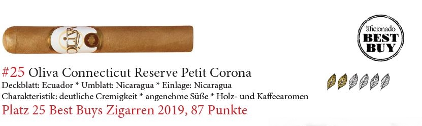 Artikelbild 1 des Artikels “Zigarre Oliva Connecticut Reserve Petit Corona “