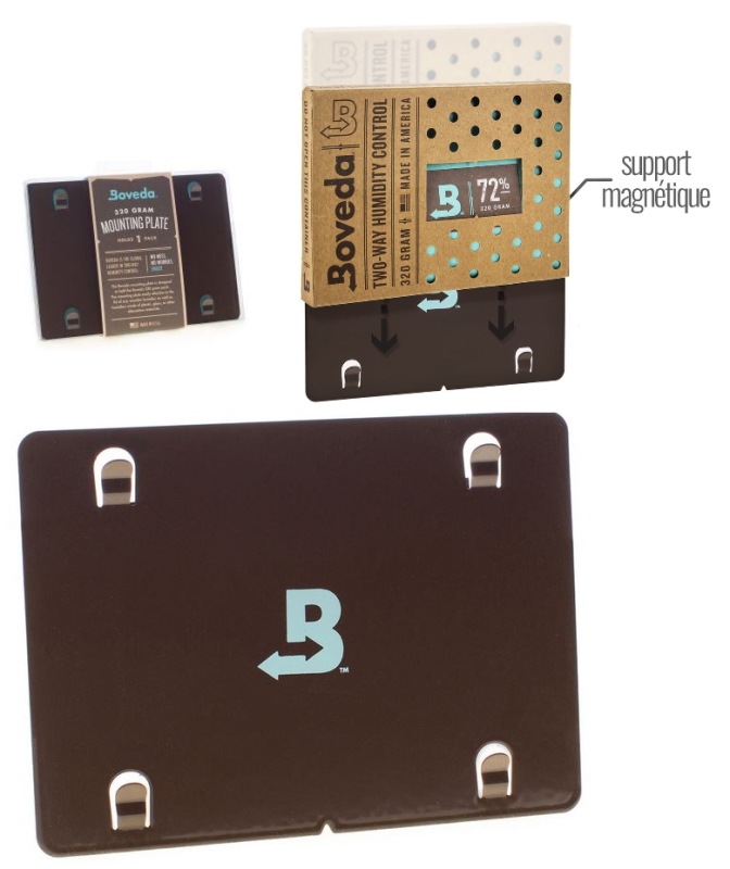 Artikelbild 1 des Artikels “Boveda Montageplatte Halterung Metall für 320 Gramm Befeuchter Pouch “