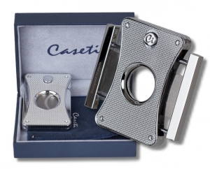 Artikelbild 1 des Artikels “Caseti Paris Zigarrenschneider Carbon silber “
