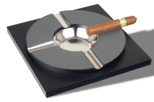 Artikelbild 1 des Artikels “Design-Zigarrenascher 4 Ablagen Carbon-Finish “