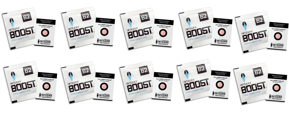 Artikelbild 1 des Artikels “10x  Integra Boost Humipack 2-way 62% 8g Beutel 7 x 6,5 cm mit Austausch-Indikatorkarte “