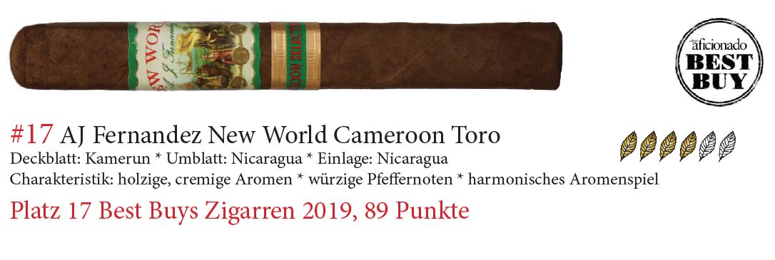 Artikelbild 1 des Artikels “Zigarre A.J. Fernandez New World Cameroon Toro “
