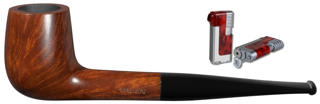 Artikelbild 1 des Artikels “Vauen Pfeife SIX 1104 6mm + Necuma Pfeifenfeuerzeug “