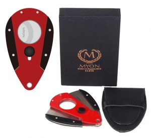 Artikelbild 1 des Artikels “Myon Paris Zigarrencutter Butterfly Racing Edition Lack rot “