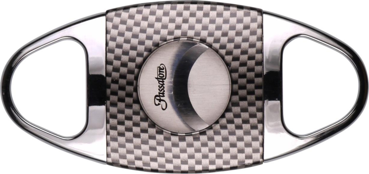 Artikelbild 1 des Artikels “PASSATORE Zigarrencutter Carbon Finis mit Etui. “