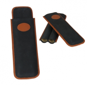 Artikelbild 1 des Artikels “Zigarrenetui Leder bicolor Teleskop 2er Double Corona “