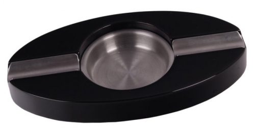 Artikelbild des Artikels “Pianolack Zigarrenascher Stainless Steel oval black “