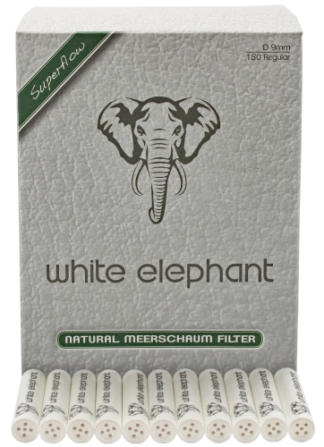 Artikelbild des Artikels “White Elephant Meerschaumfilter 9mm 150er Pack “