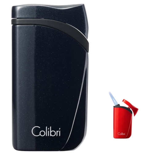 Artikelbild des Artikels “COLIBRI Zigarrenfeuerzeug Falcon schwarz metallic Jet Schrägflamme “