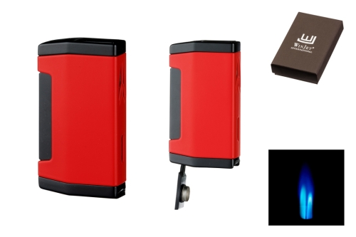 Artikelbild des Artikels “Winjet Premium Feuerzeug 2xJet rot mit Zigarrenbohrer “