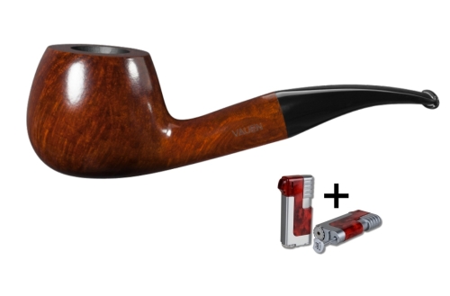 Artikelbild des Artikels “Vauen Pfeife Curve 3331 + Necuma Pfeifenfeuerzeug “