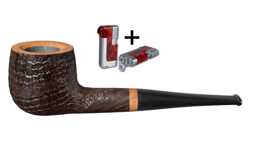 Artikelbild des Artikels “Vauen Pfeife Mokka 5209 + Necuma Pfeifenfeuerzeug “