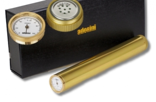 Artikelbild des Artikels “Adorini Cigar Tubo Humidor Zedernholz golden “