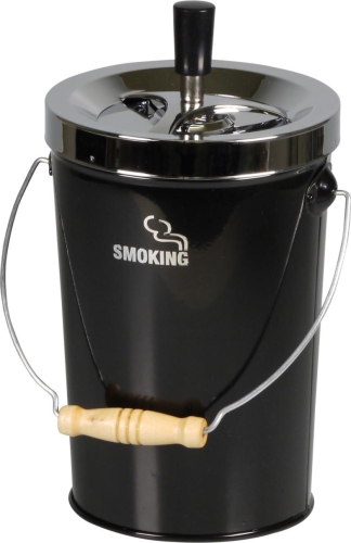 Artikelbild des Artikels “XXL Drehascher Aschenbecher Smoking schwarz-chrom “