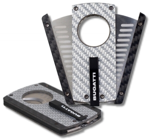 Artikelbild des Artikels “Bugatti Zigarrencutter Carbon Fibre Silver “