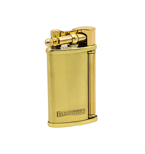 Artikelbild des Artikels “Ronson Feuerzeug Vestige Brass Messing satin “