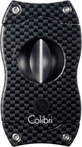 Artikelbild des Artikels “Colibri Cigarrenabschneider V-Cut Kerbschnitt 23mm Carbondruck “
