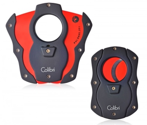 Artikelbild des Artikels “Colibri Zigarrencutter Cut rot-schwarz silikonbeschichtete Klinge “