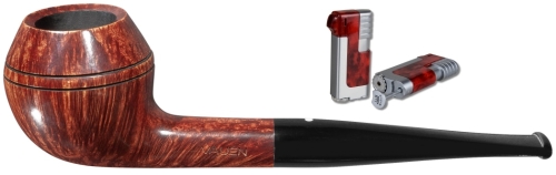 Artikelbild des Artikels “Vauen Pfeife SIX SX105 6mm + Necuma Pfeifenfeuerzeug “