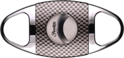Artikelbild des Artikels “PASSATORE Zigarrencutter Carbon Finis mit Etui. “