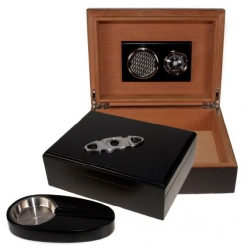 Artikelbild des Artikels “Black Finish Humidor-Set V-200 “