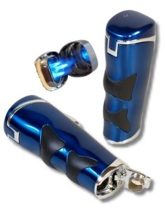 Artikelbild des Artikels “Tycoon Predator II Zigarrenfeuerzeug 3x Laser+Bohrer blau “