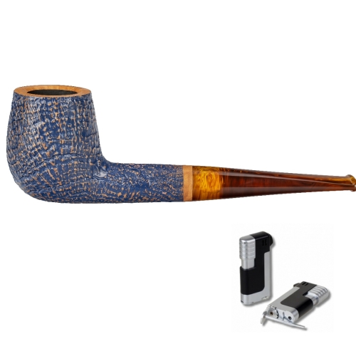 Artikelbild des Artikels “Vauen Pfeife Denim 4903 + Necuma Pfeifenfeuerzeug “
