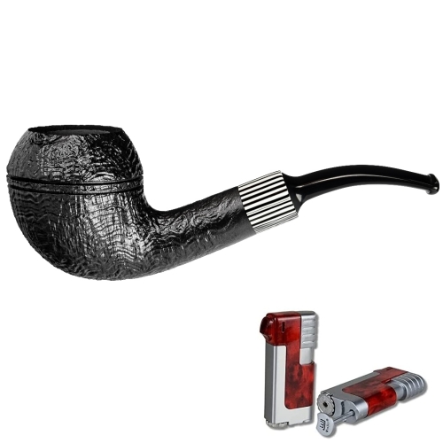 Artikelbild des Artikels “Vauen Pfeife * Hippo 5808 + Necuma Pfeifenfeuerzeug “