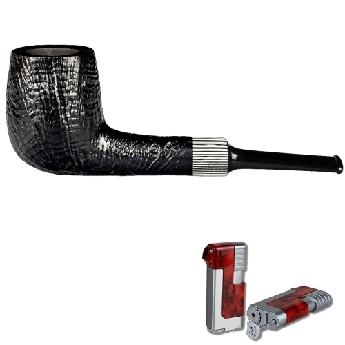 Artikelbild des Artikels “Vauen Pfeife * Hippo 5868 + Necuma Pfeifenfeuerzeug “