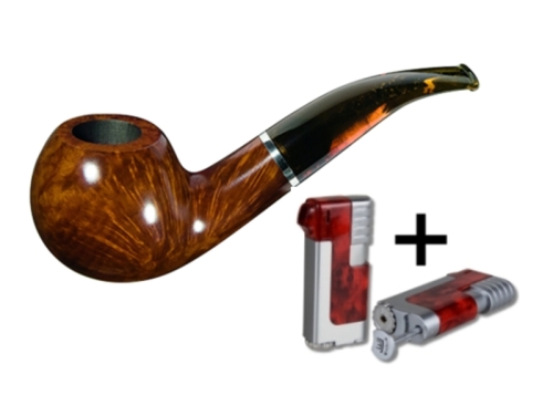 Artikelbild des Artikels “Vauen Pfeife Classic 3937 + Necuma Pfeifenfeuerzeug “