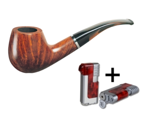 Artikelbild des Artikels “Vauen Pfeife Classic 3961 + Necuma Pfeifenfeuerzeug “