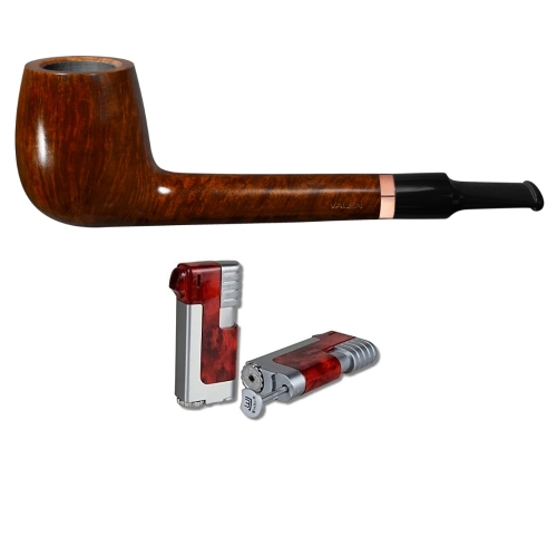 Artikelbild des Artikels “Vauen Pfeife SIX 1106 6mm + Necuma Pfeifenfeuerzeug “
