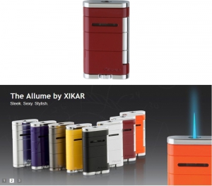 Artikelbild des Artikels “XIKAR Allume Single Jet Feuerzeug Riot (Rot) “
