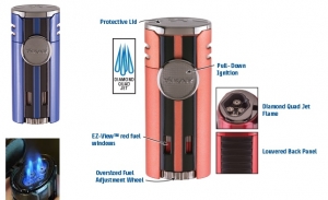Artikelbild des Artikels “Xikar HP4 QUAD Diamant Feuerzeug blue “