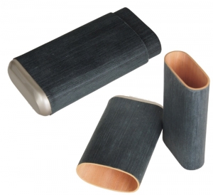 Artikelbild des Artikels “Design- Zigarrenetui-Reisehumidor Teleskop 3er C “