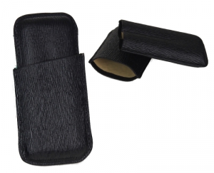 Artikelbild des Artikels “Zigarrenetui Leder Struktur Teleskop 2er Robusto “