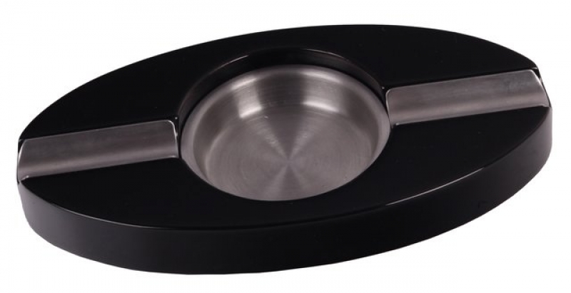 Artikelbild 1 des Artikels “Pianolack Zigarrenascher Stainless Steel oval black “
