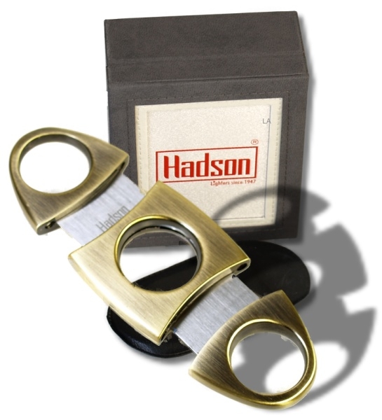 Artikelbild 1 des Artikels “Sonderposten Hadson Edelstahl Zigarrencutter antikmessing de Luxe CP “