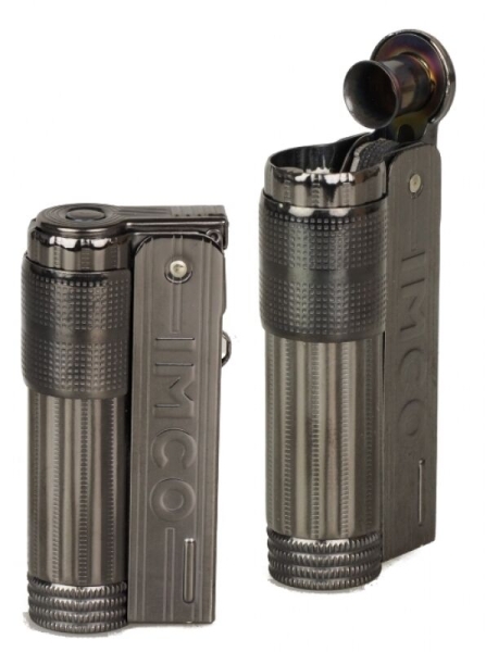Artikelbild 1 des Artikels “IMCO Feuerzeug Super-Triplex Oil Brass gunmetal Schriftzug “