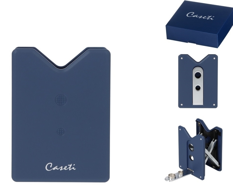 Artikelbild 1 des Artikels “Caseti Zigarrenbohrer mit Zigarrenständer, blau “