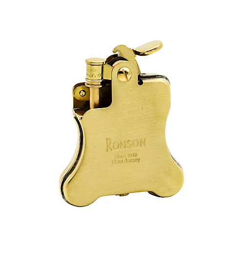 Artikelbild 1 des Artikels “Ronson Feuerzeug Banjo Brass Messing Satin “